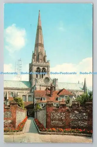 R780692 Chichester Cathedral vom St. Rihard Walk. Fotopräzision. PM. Bognor R