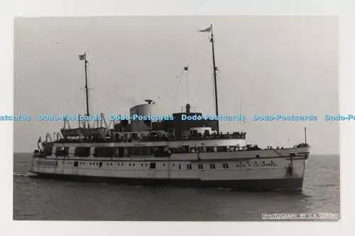 C028767 Schiff Königin des Kanals. G. A. Osbon. 1953. Altes Foto