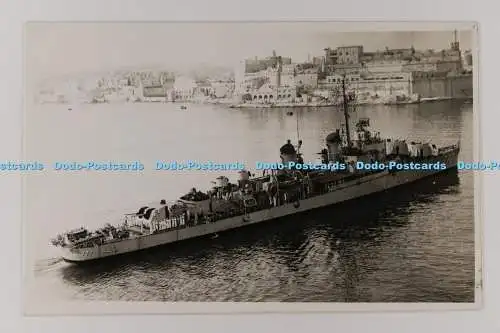 C028782 USS Zellars DD777. Antonius und Joseph Pavia. Valletta. Malta. Altes Foto