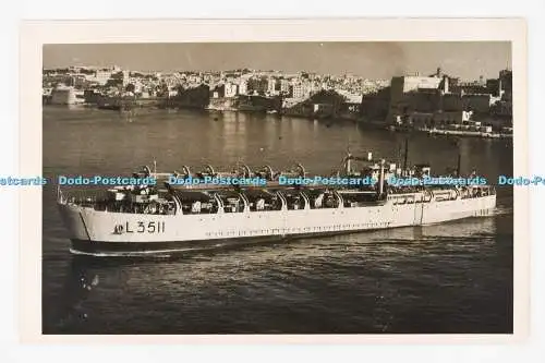C028788 HMS Reggio. L3511. Antonius und Joseph Pavia. Valletta. Malta. Altes Foto