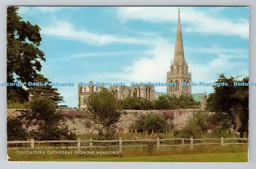 R780806 Chichester Cathedral From the Meadows. J. Salmon. Sevenoaks