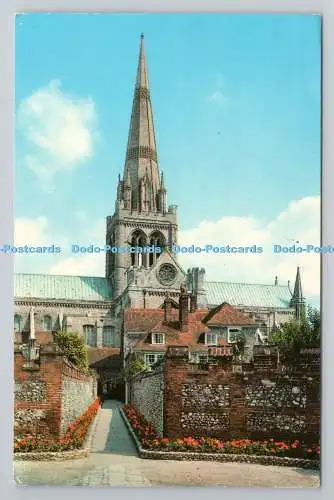 R780807 Chichester. Die Kathedrale. Chichester Cathedral vom St. Richard Walk. 1