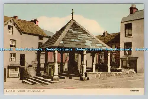 R780813 Alston. Marktkreuz. Postkarte