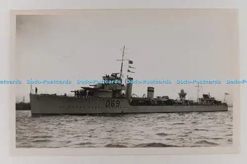 C028824 HMAS Vendetta D69. Wright und Logan. Südsee. Altes Foto