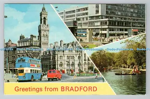 R780819 Grüße aus Bradford. Rathaus. E. T. W. Dennis. Scarborough. London