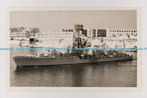 C028846 HMS Aisne D22. Antonius und Joseph Pavia. Valletta. Malta. 1962. Altes Foto