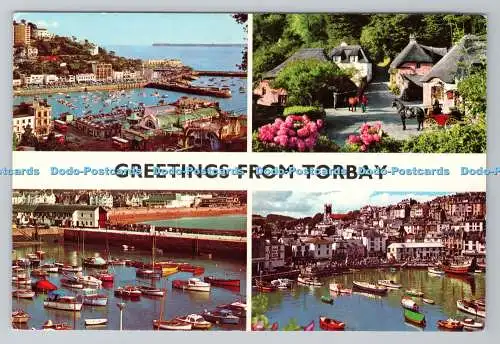R780841 Grüße aus Torbay. John Hinde. Multi View