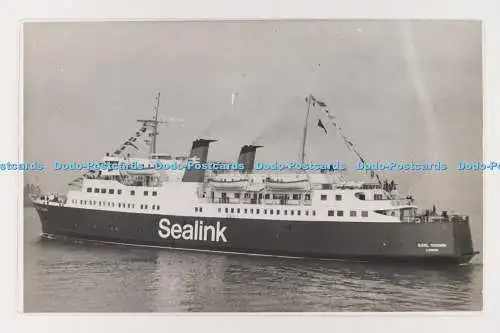 C028852 British Railways Schiff Earl Godwin. Sealink. 1976. Altes Foto