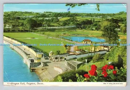 R780844 Paignton. Devon. Goodrington Park. John Hinde. E. Ludwig. PM. South Devo