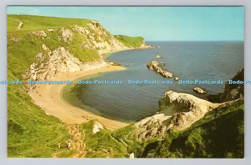 R780845 Dorset. Man O War Bay in der Nähe von Lulworth Cove. Jarrold. Norwich. England