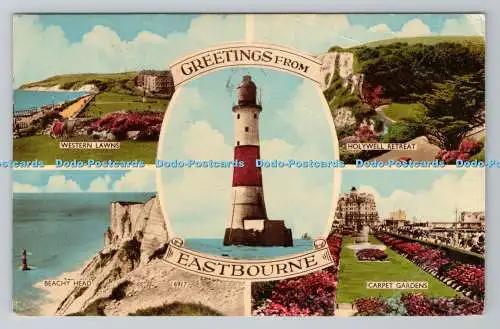 R780852 Grüße aus Eastbourne. Westernrasen. Norman. Schuhschmied und Etheridg