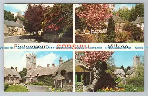 R780900 Malerisches Godshill Village. Nahe. Schaftlin. Jarrold. Norwich. Multi Vi