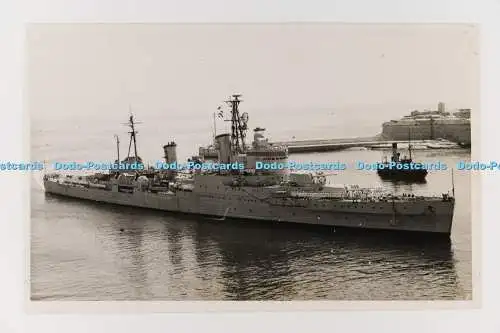 C028927 HMS Newcastle C76. A. und J. Pavia. Valletta. Malta. 1952. Altes Foto