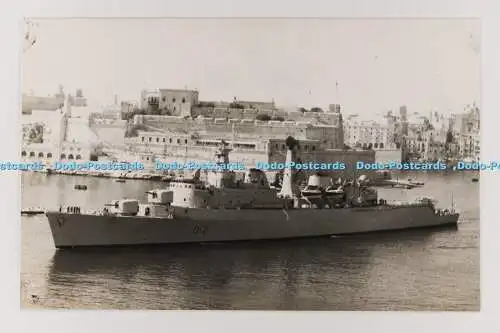 C028928 HMS Kent D12. Antonius und Joseph Pavia. Valletta. Malta. Altes Foto