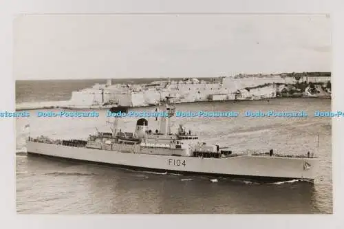 C028931 HMS Dido F104. Antonius und Joseph Pavia. Valletta. Malta. Altes Foto