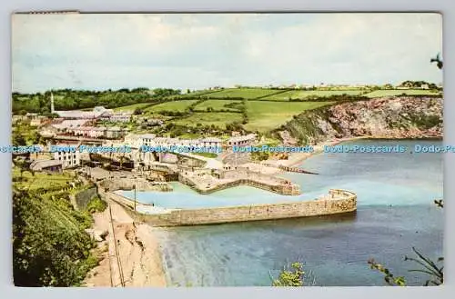 R780943 Charlestown. St. Austell Bay. Jarrold. Norwich. England. 1968