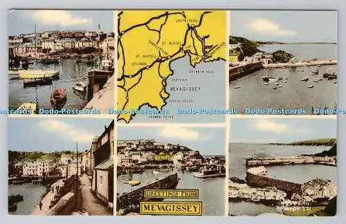 R780987 Grüße aus Mevagissey. F. Frith. Reigate. Multi View