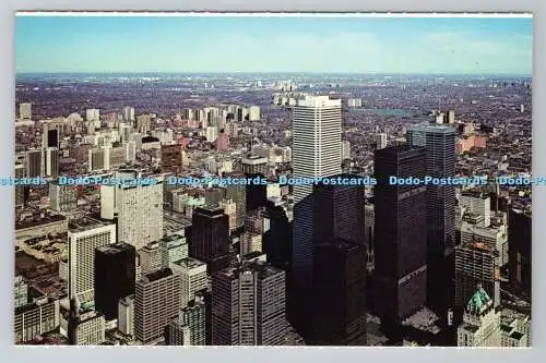R780997 Kanada. Ontario. Toronto. Blick vom CN Tower nach Nordosten. Plastichr