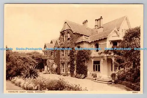 R781001 Sidmouth. Sidholme Guest House. Photochrom. Tunbridge Wells. Kent. 1960