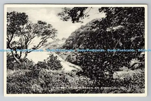 R781007 I.W. Luccombe Chine and Beach Nr. Schaftlin. W. J. Nigh. British Manufac