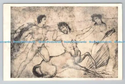 R781060 Napoli. Museo Nazionale. Teseo e il Centauro. Arte Pompeiana. F. lli Ali