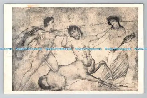 R781061 Napoli. Museo Nazionale. Teseo e il Centauro. Arte Pompeiana. F. lli Ali