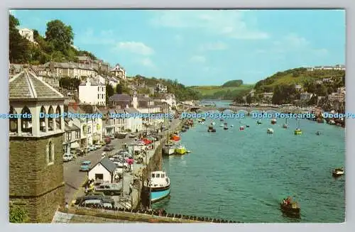 R781070 West Looe. Fluss und Brücke. 1973