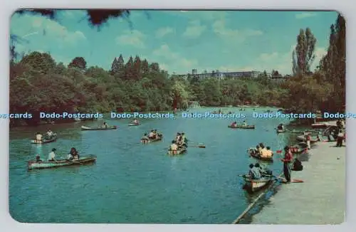 R781140 Mexiko. D. F. Lago de Chapultepec. See Chapultepec mit Chapultepec Cas