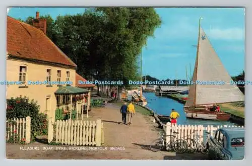 R781154 Norfolk Broads. Hickling. Lustboot Deich. J. Salmon. Sevenoaks. Eng