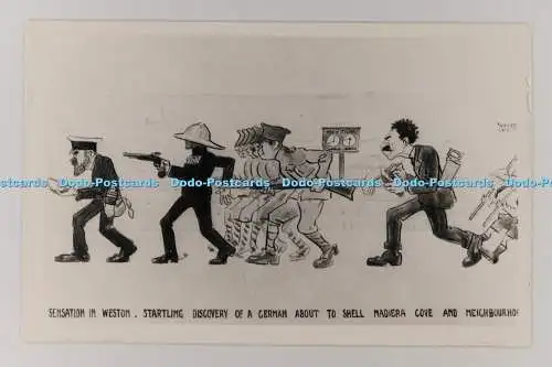 C029183 Sensation in Weston. Verblüffende Entdeckung eines Deutschen, der kurz vor Shell Madi steht