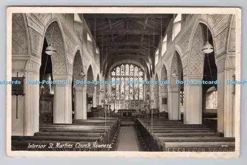 R781210 Bowness. St. Martinskirche. Innenraum. RP