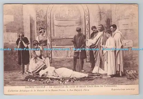 R781227 Sainte Cecile. Le Deposition du Corps de Sainte Cecile dans les Catacomb