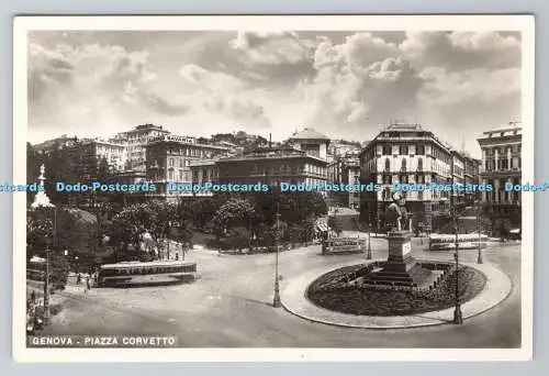 R781229 Genova. Piazza Corvetto. F. Cali. RP
