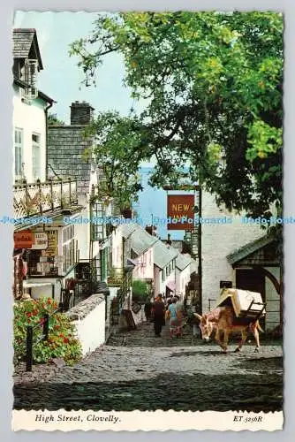 R781243 Clovelly. High Street. New Inn. Bamforth. Holmfirth. PM. Ilfracombe. Dev