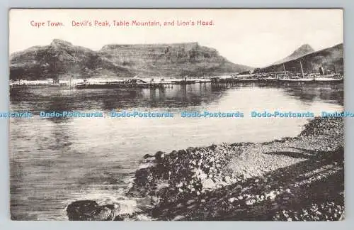 R781292 Kapstadt. Devil Peak. Tafelberg und Löwenkopf. H. W. Flatt. Die Ar