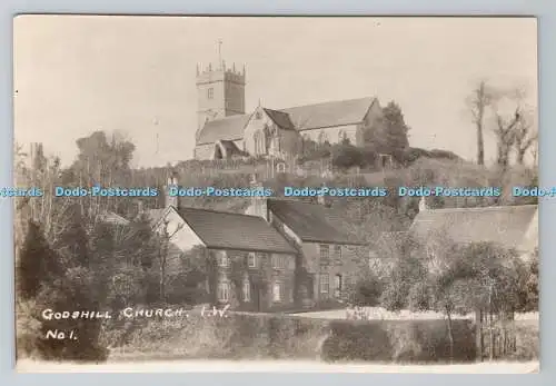 R781326 I. W. Godshill Church. Postkarte