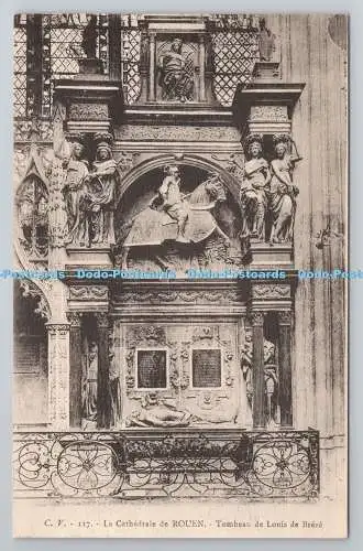 R781382 La Cathedrale de Rouen. Tombeau de Louis de Breze