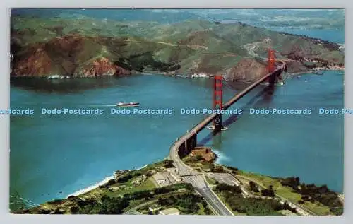 R781407 The Golden Gate. E. F. Clements. San Francisco. Calif. Aero Portraits. 1