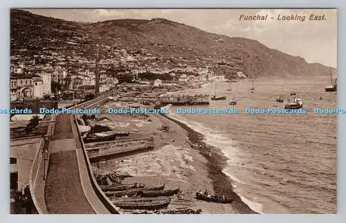 R781494 Funchal. Blick nach Osten. Postkarte