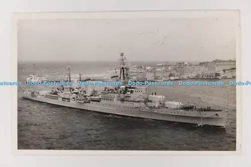 C028889 HMS Glasgow C21. Antonius und Joseph Pavia. Valletta. Malta. Altes Foto