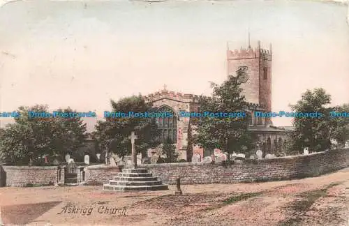 R674852 Askrigg Kirche. Serie Frith. 1904