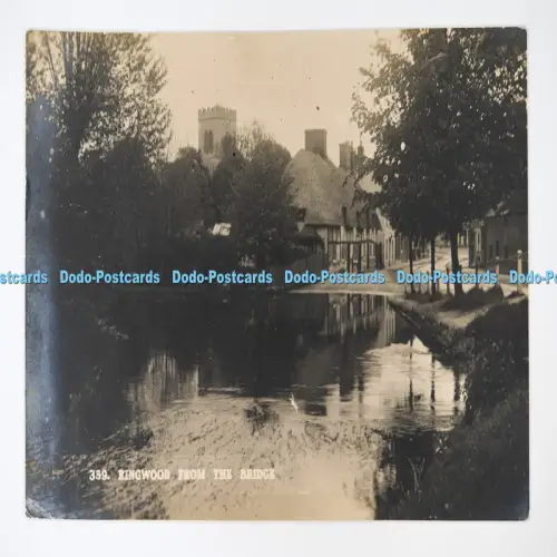 C027193 Ringwood From The Bridge PM London 1933