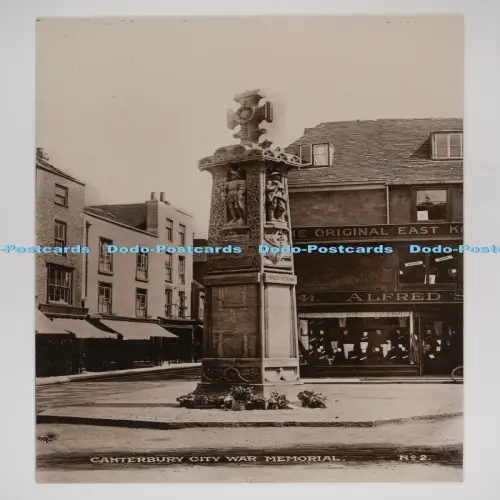 C027207 Canterbury City War Memorial W and K RP