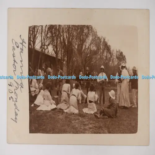C027217 Unidentified British Colonial Setting Easter Monday 1905