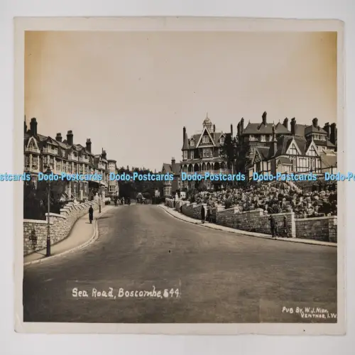 C027218 Boscombe Sea Road W J Nigh Ventnor I W PM Bournemouth Hants 1927