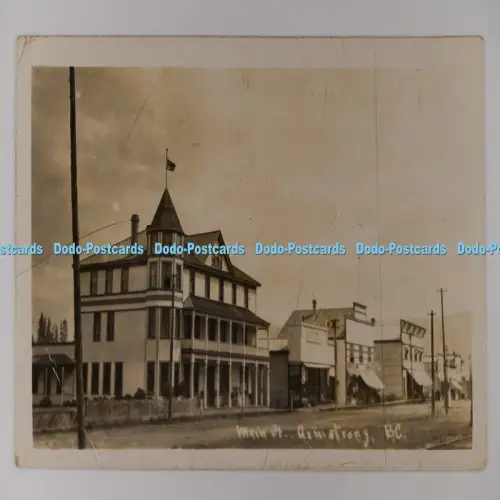 C027275 Armstrong Main Street B C Canada RP