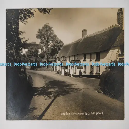 C027293 Bideford Devon Hoops Inn Horns Cross R L Knight