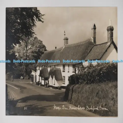 C027308 Bideford Devon Hoops Inn Horns Cross R L Knight