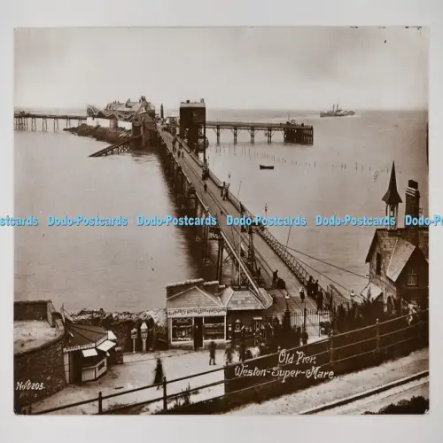 C027309 Weston Super Mare Old Pier Postkarte