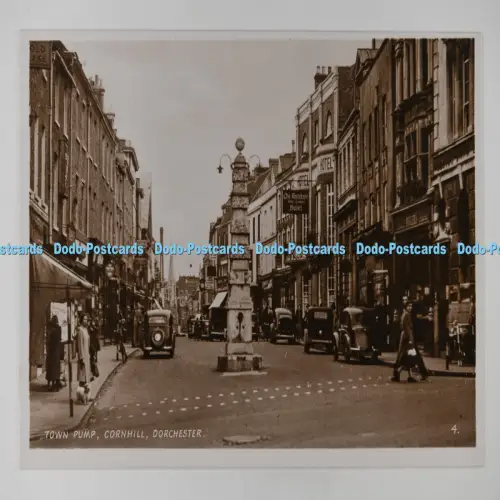 C027327 Dorchester Cornhill Town Pump The R A Postkarten London The Seal of Artis
